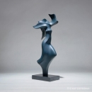 輕高曼舞1(抽象人物青銅) - y16468 -立體雕塑.擺飾-立體雕塑系列-抽象雕塑.客廳茶几電視櫃擺件.輕奢藝術品雕塑.樣品屋.大廳